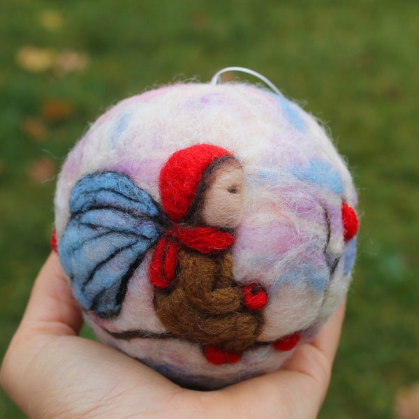Needle Felted Balls Etsy
