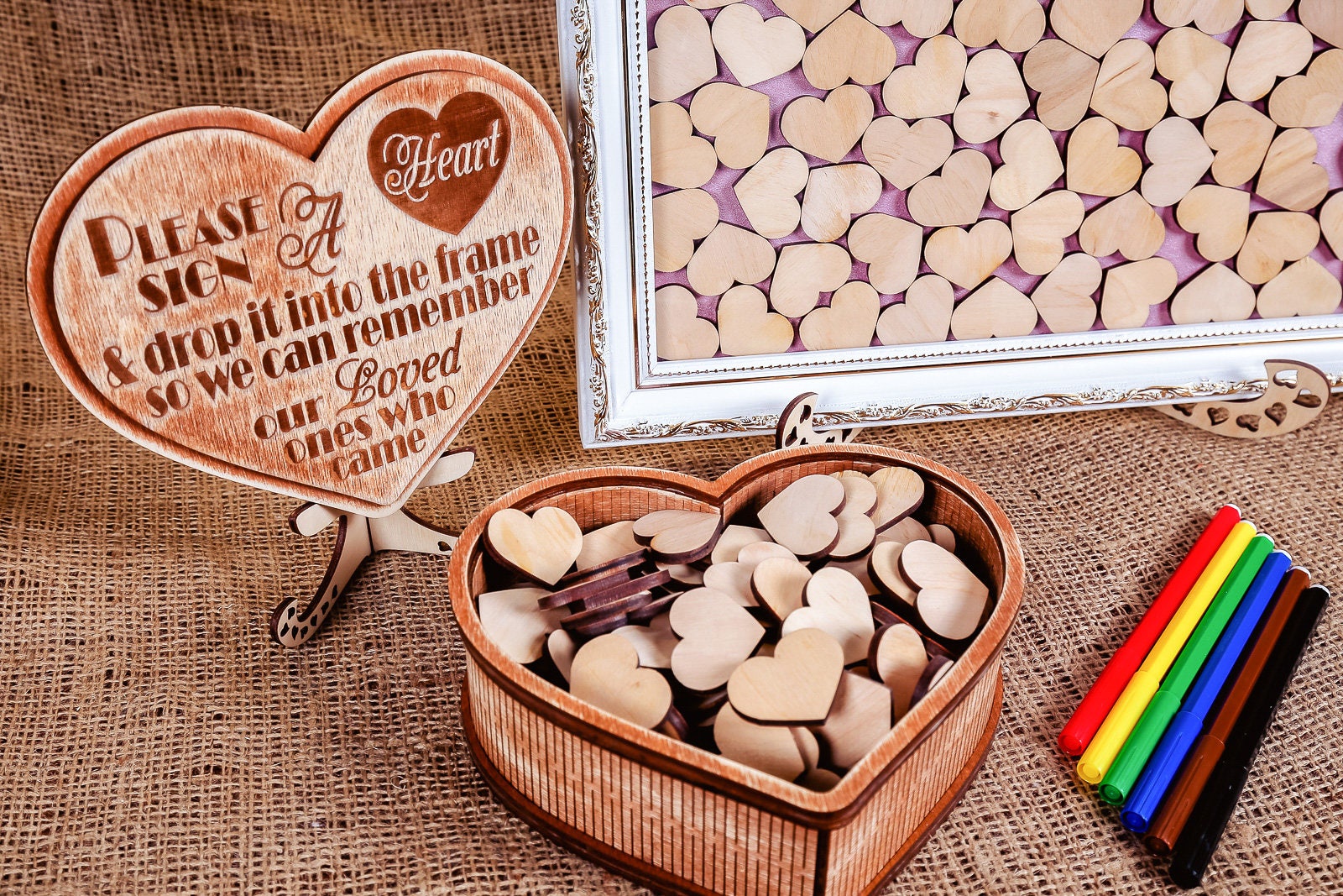 Drop Box Wedding Guest Book Wedding Guest Book Alternative Etsy