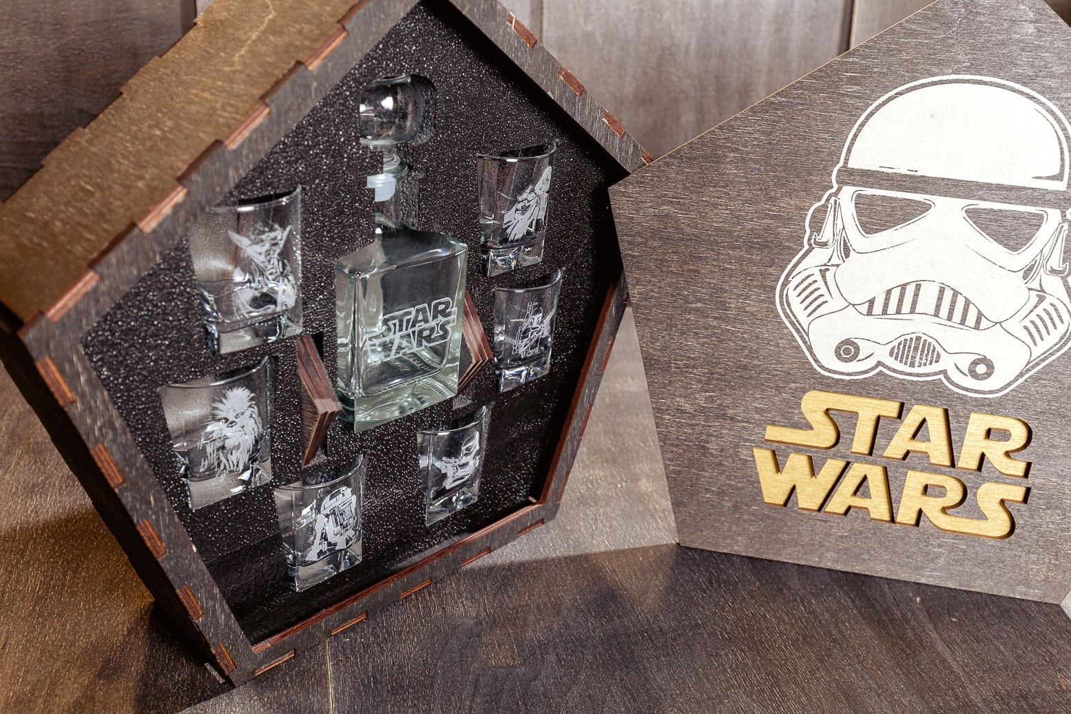 Star Wars Christmas Gift Star Wars Wedding Gift Whiskey Etsy