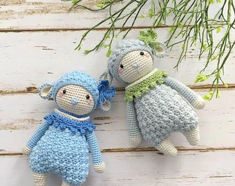 Tjorven - the little sheep crochet pattern PDF