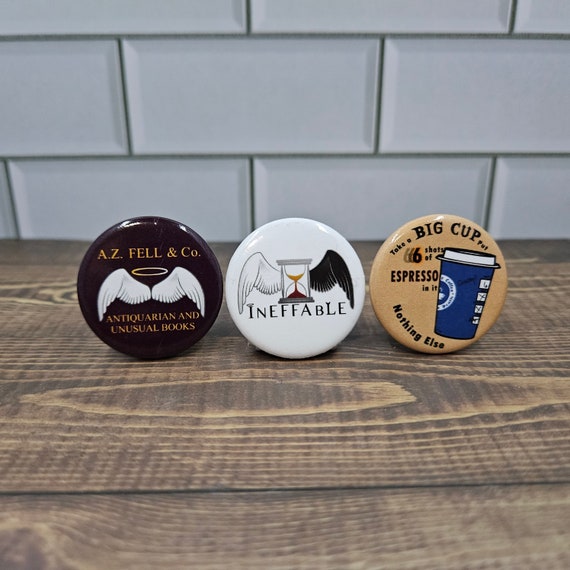 Good Omens s2 Inspired Pins