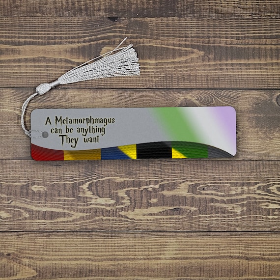 They can be anything Genderqueer magical school bookmark