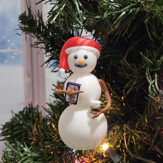 Holiday Reading Snowman