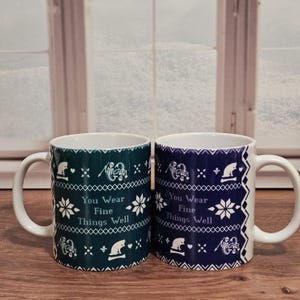 Taza de suéter feo inspirada en OFMD