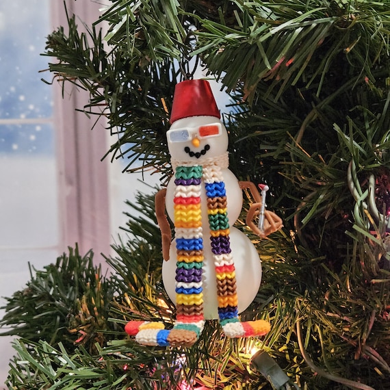 Whovian Snowman Ornament