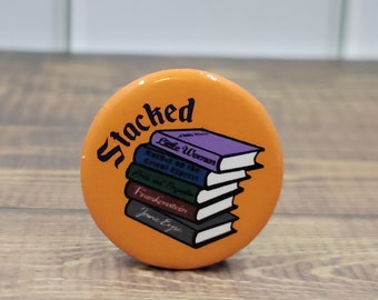 Stacked Book Pin