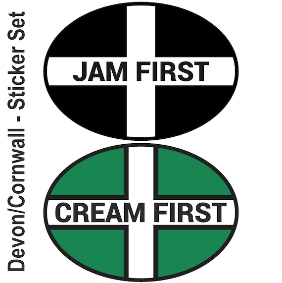 Devon Oval Sticker Stickers Flag Car Van Decal