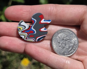 Jeep Fordite eend cabochon