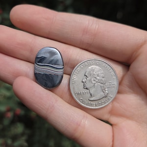 2-In-1 INLAY Cabochon With Jeep Fordite and Psilomelane
