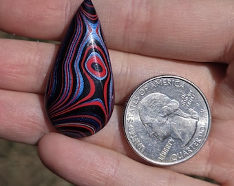 ULTRAZELDZAME Jeep Gladiator Fordite Cabochon