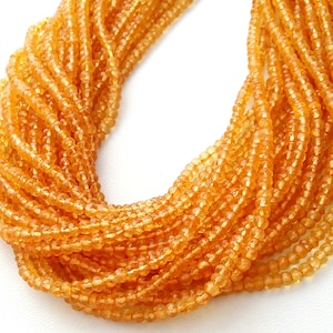 Citrine Faceted Rondelle Beads, Citrine Rondelle Beads, Natural Citrine Faceted Beads, Wholesale Beads Citrine beads For Jewellery Making.