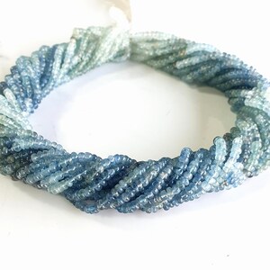 Aquamarine Faceted Rondelle Shape Beads, Faceted Aquamarine Beads, Rondelle Shape Aquamarine Beads, Aquamarine Gemstone Beads