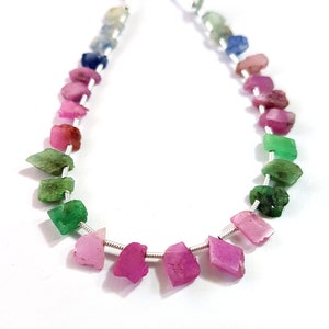 wholesale gemstone slices fine quality RUBY EMERALD SAPPHIRE  gemstone Drilled slices beads quality  6X8 mm 9 inch strand[E]9725]