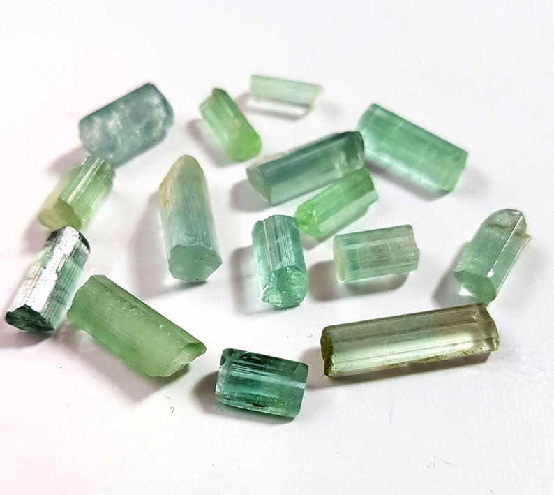 Natural GREEN TOURMALINE Gemstone Raw Rough Stone Tourmaline | Etsy