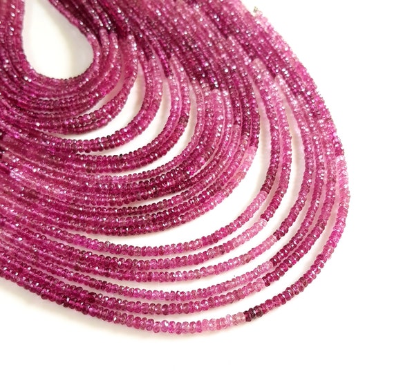 Pink Tourmaline Gemstone Beads Gemstone Tourmaline Faceted