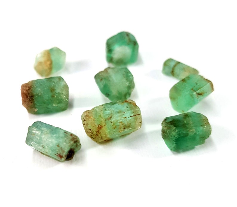 Natural Colombian EMERALD RAW ROUGH Gemstone Emerald Crystal | Etsy