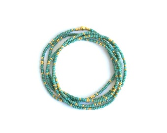 Pulsera envolvente, pulsera elástica, joyería de verano, idea de regalo para ella
