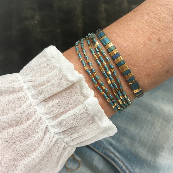 Ink & Alloy Bubble Blue Bracelet Ink & Alloy Bubble Blue Bracelet