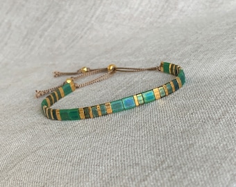 Tila beaded bracelet, stacking bracelet, gift for her