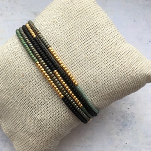 Seed bead bracelet, wrap bracelet, dainty bracelet, Gift Idea for her zdjęcie 4
