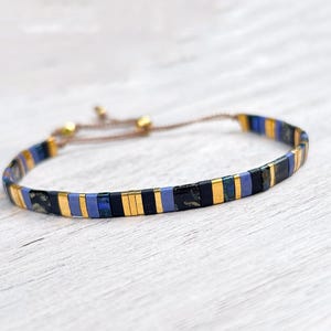 Tila armband, längenverstellbare Perlen Armband, Boho chic Schmuck