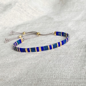 Tila bracelet, silk cord bracelet, Stacking bracelet, Letterbox gift idea for her