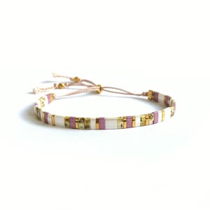 Tila bracelet,  silk cord bracelet, stacking bracelet, gift for her