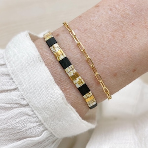Bracciale Tila, braccialetto in cordino di seta, braccialetto regolabile