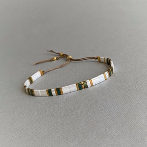 Bracelet Tila, bracelet cordon de soie, bracelet réglable