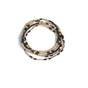 Wrap bracelet seed beads, Boho Jewelry, Layering necklace