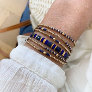 Conjunto de pulseiras, pulseira Tila com pulseira de miçangas Miyuki, ideia de presente para ela.