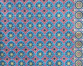 Scalloped Edge Pastel Multicolored Napkins-Large S3144