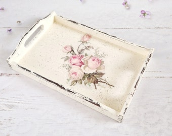Small Shabby Chic Serving Tray