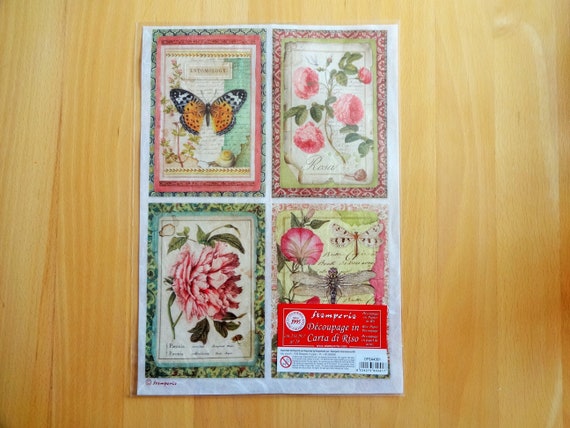 Rice Paper for Decoupage Scrapbook Craft Cats 694
