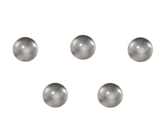 Qty 5, 1/2" (0.500) Inch Precision 304 Stainless Steel Ball (Will Never Rust) Non-Rusting, Jewelry, Food / Surgical Grade Stainless Steel