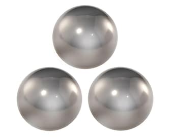 Qty 3, 1 1/2" (1.500) Inch Precision 304 Stainless Steel Ball Will Never Rust Non-Rusting, Monkey Fist, Food/Surgical Grade Stainless Steel