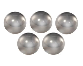 Qty 5, 1" (1.000) Inch Precision 304 Stainless Steel Ball (Will Never Rust) Non-Rusting, Monkey Fist, Food / Surgical Grade Stainless Steel