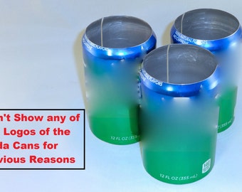 3 pack of Green 12 oz  Beer Hider Soda Can Covers, Sleeve, Wrap, Camo, Golf, Spring Break, Beach, Pool, College