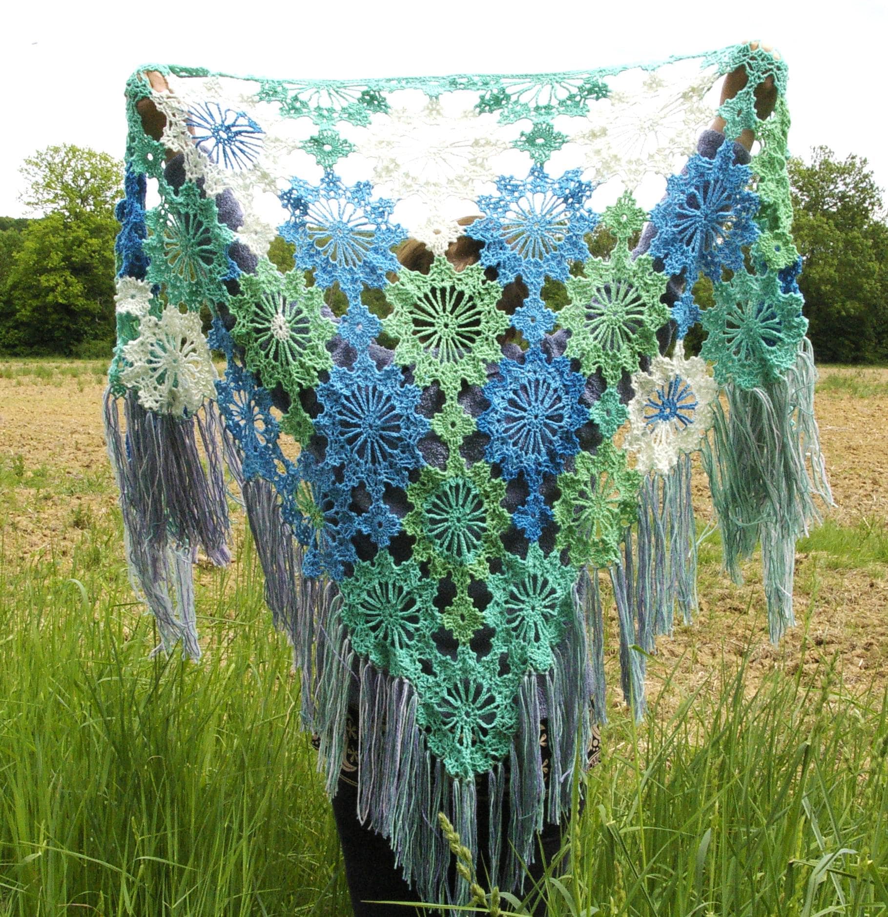 Châle Printemps Manille - Brodé Multicolores - Tamara Flamenco