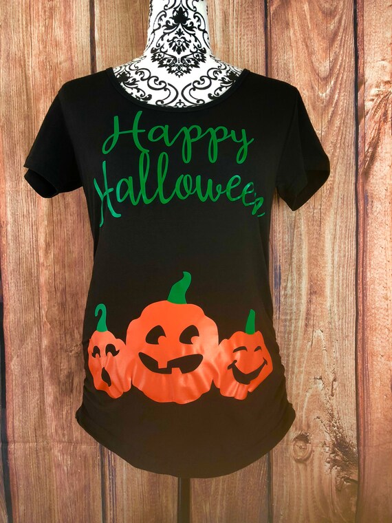 Happy Halloween Maternity Shirt Pumpkin Maternity Shirt  Etsy