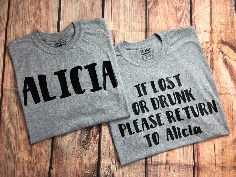if drunk return to couple shirts