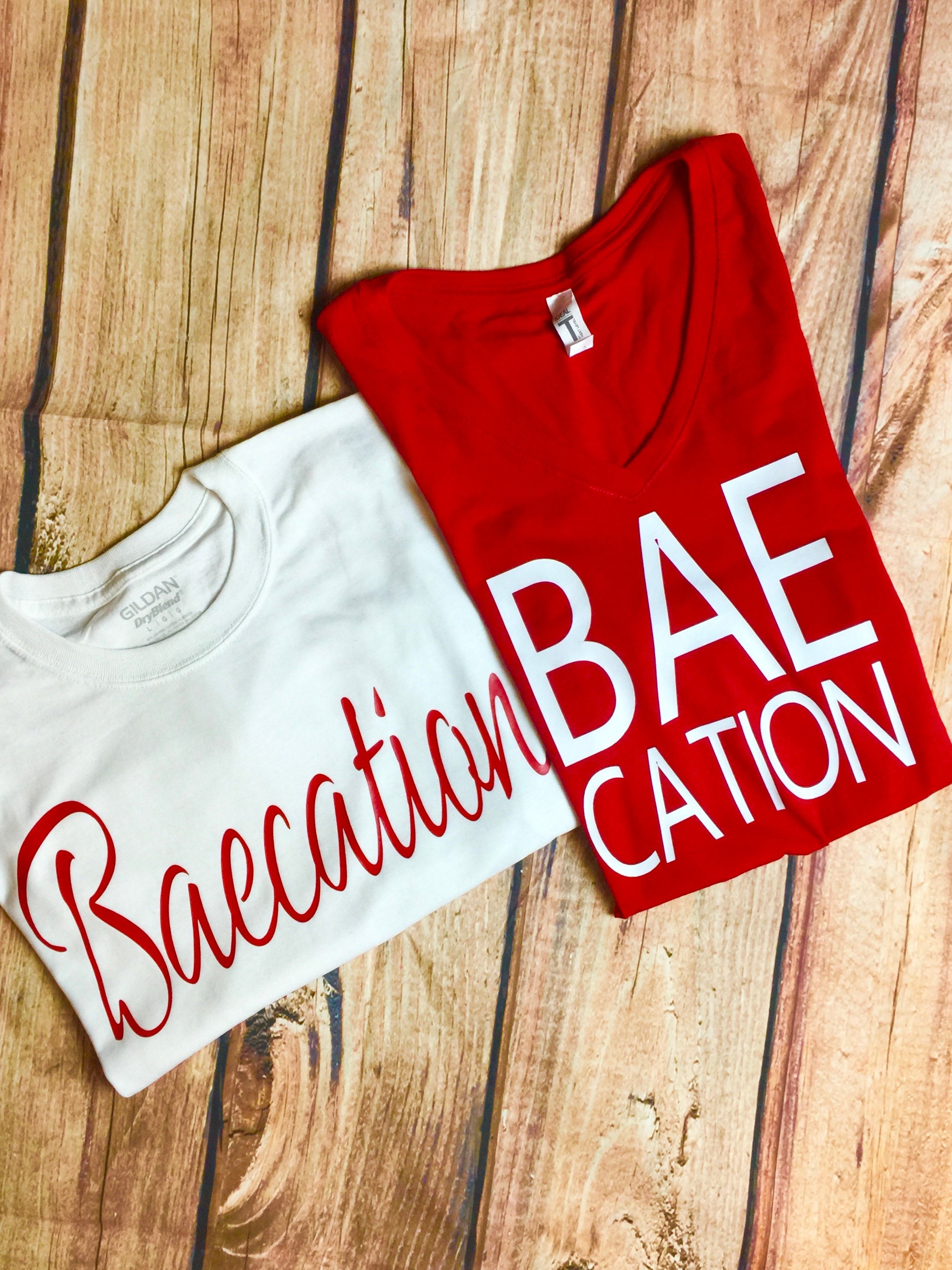 Baecation Couples Shirts Matching 