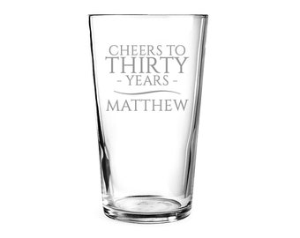 40th 30th 70th 50th ukgiftstoreonline Engraved Personalised Birthday Beer Tankard Gift 18th 80th 60th 21st