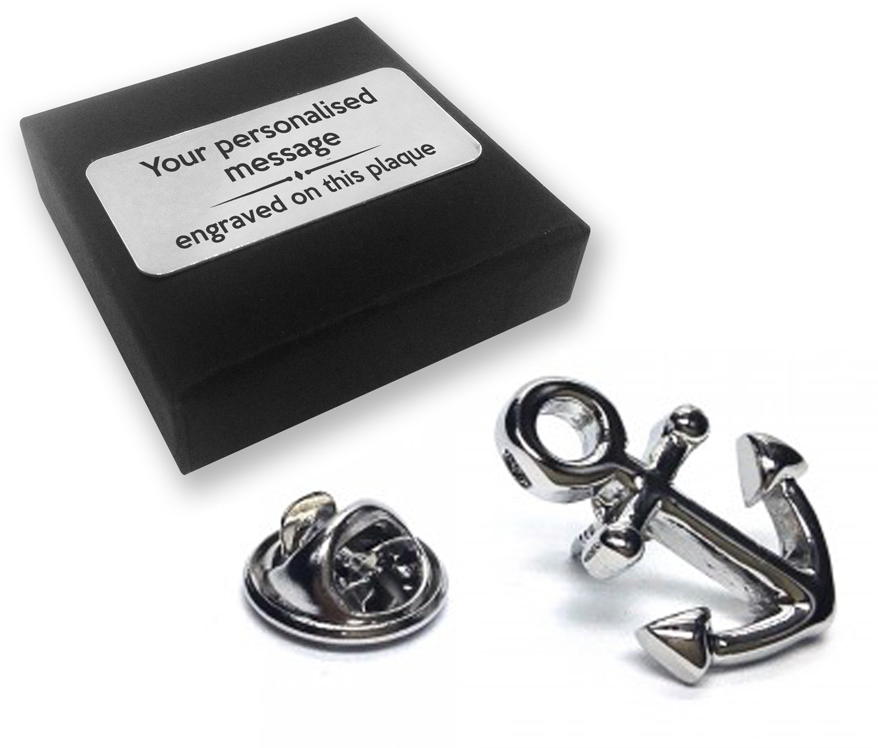 Nautical anchor sailing lapel pin badge tie pin brooch Etsy