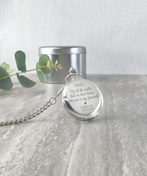 father of the bride pocket watch