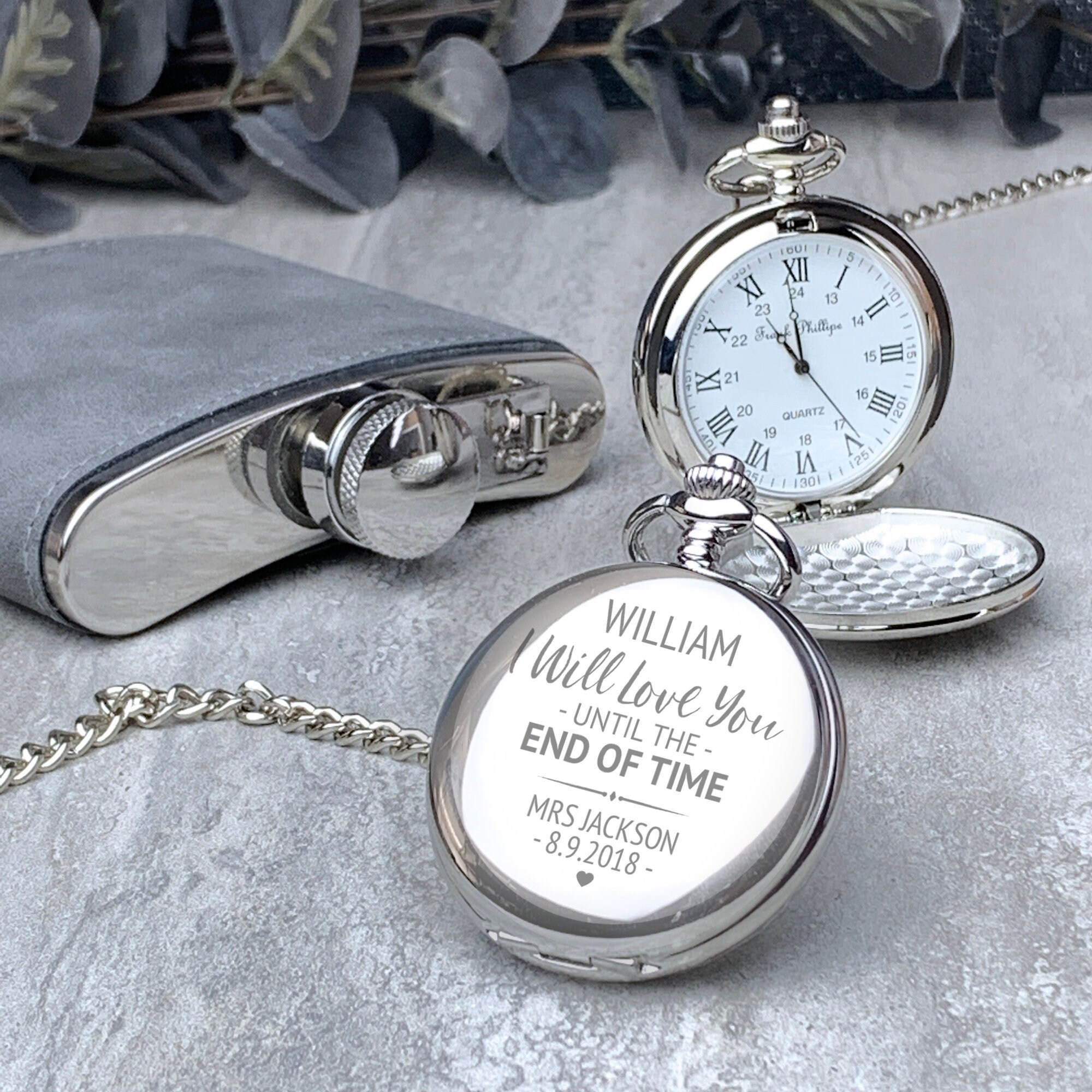 Engraved Pocket Watch Wedding Gift sites.unimi.it