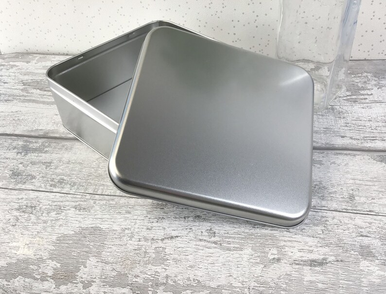 Personalised Metal Tin Storage Box Gift Idea Cake Tin Sweet Etsy UK