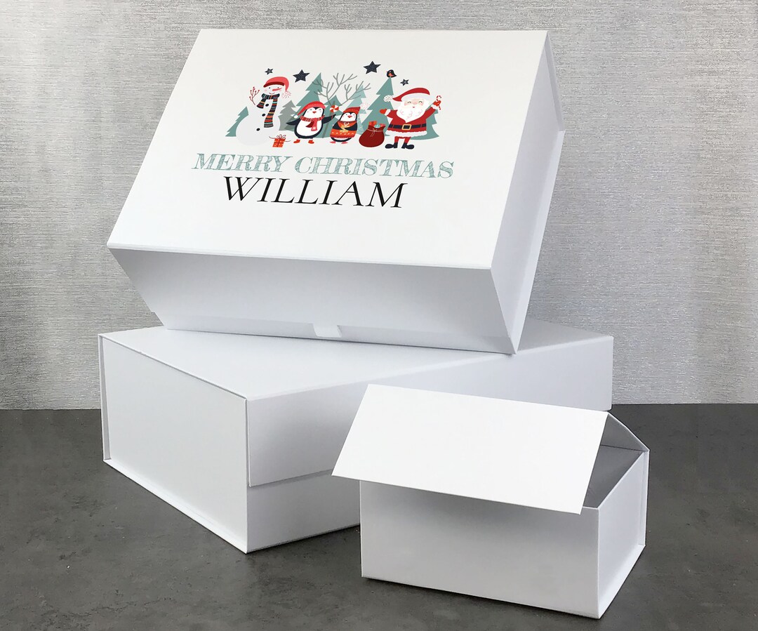 Personalised Christmas Eve Gift Box Keepsake Memory Box With - Etsy UK