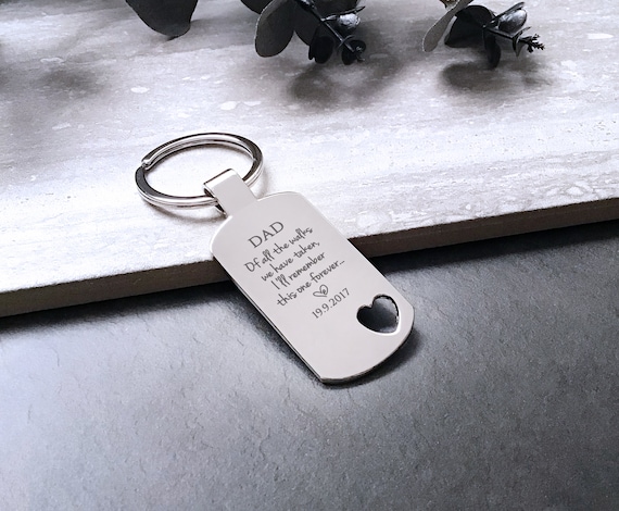 father of the bride keyring