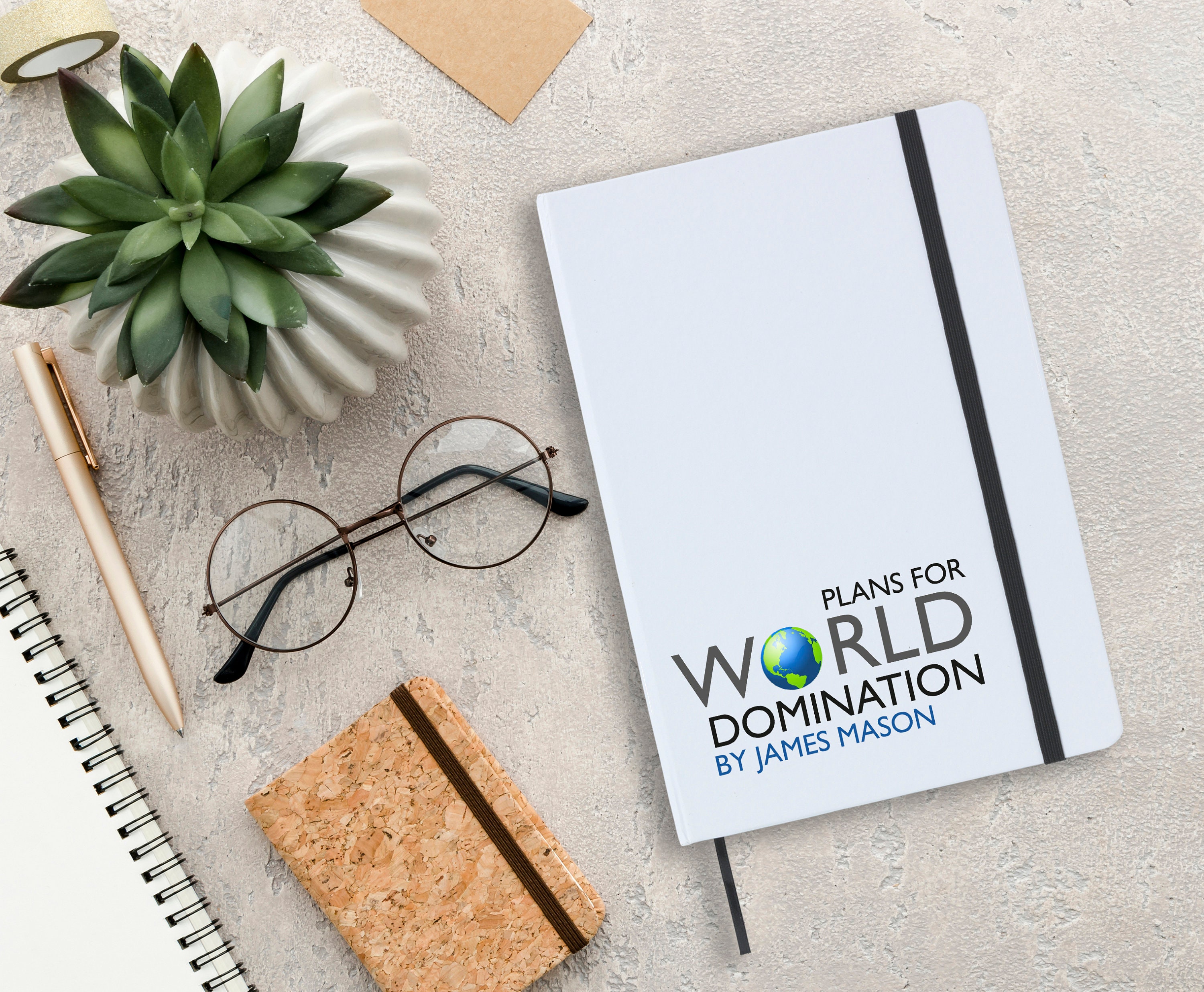 Personalised notebook gift idea for him or her Plans for Etsy